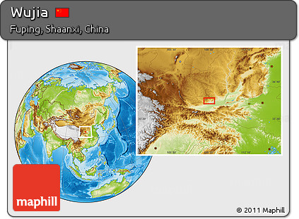 Physical Location Map of Wujia
