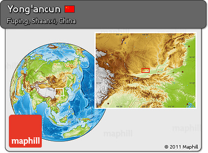Physical Location Map of Yong'ancun