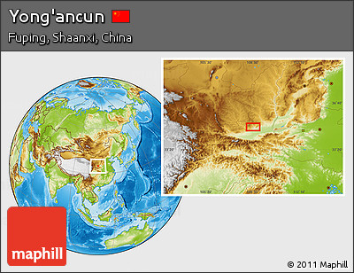 Physical Location Map of Yong'ancun
