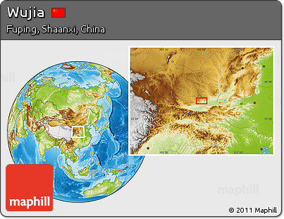 Physical Location Map of Wujia