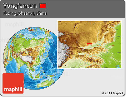 Physical Location Map of Yong'ancun