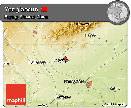 Physical Map of Yong'ancun
