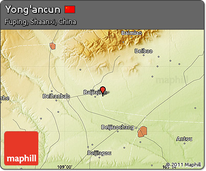 Physical Map of Yong'ancun
