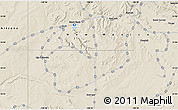 Shaded Relief Map of Zuni Pueblo