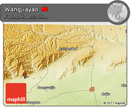 Physical 3D Map of Wangjiayao