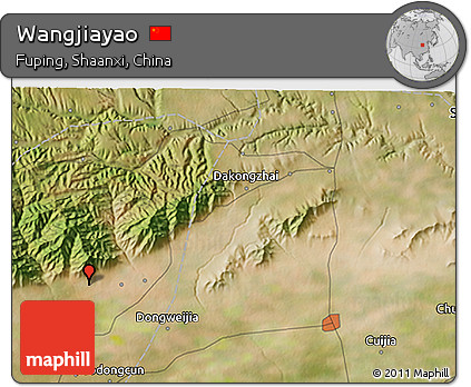 Satellite 3D Map of Wangjiayao