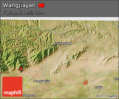 Satellite 3D Map of Wangjiayao