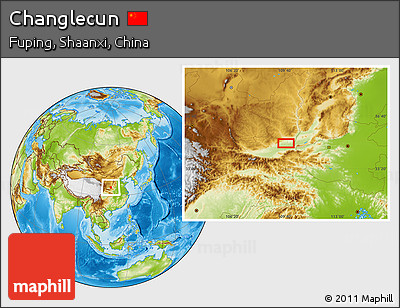 Physical Location Map of Changlecun