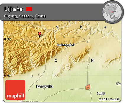 Physical Map of Lijiahe