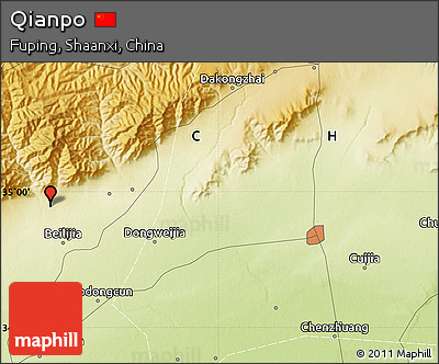 Physical Map of Qianpo
