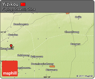 Physical Map of Yizikou