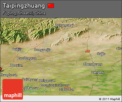 Satellite Panoramic Map of Taipingzhuang