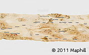 Satellite Panoramic Map of the area around 34° 56' 49" N, 116° 22' 30" W