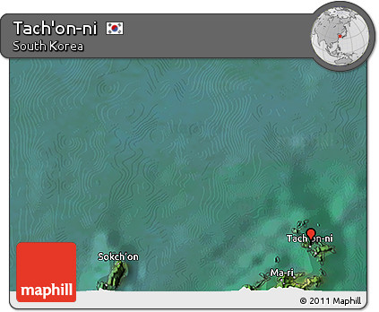 Satellite 3D Map of Tach'on-ni