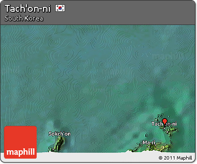 Satellite 3D Map of Tach'on-ni