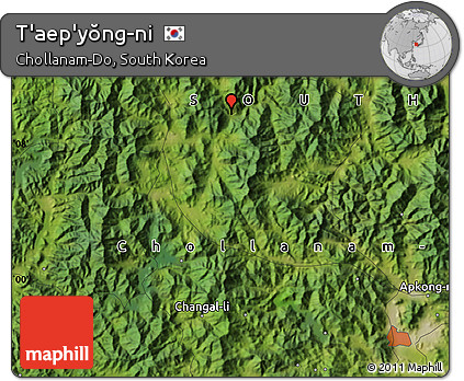 Satellite Map of T'aep'yŏng-ni
