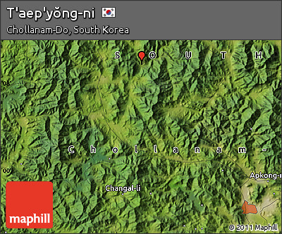 Satellite Map of T'aep'yŏng-ni
