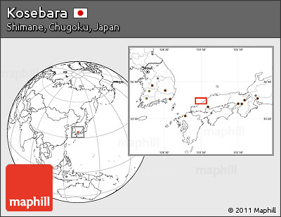 Blank Location Map of Kosebara