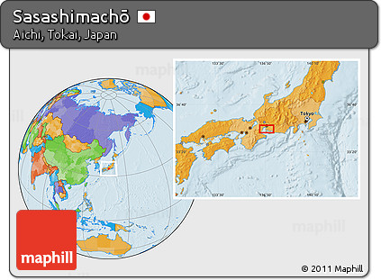 Political Location Map of Sasashimachō