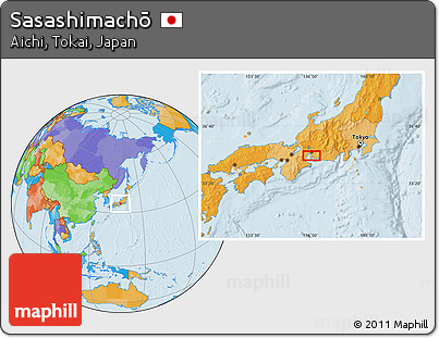 Political Location Map of Sasashimachō