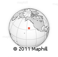 Outline Map of the Area around 34° 56' 49" N, 141° 52' 30" W, rectangular outline
