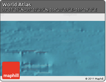 Satellite 3D Map of the Area around 34° 56' 49" N, 148° 49' 29" E
