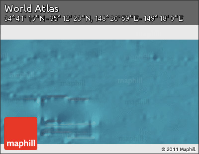 Satellite 3D Map of the Area around 34° 56' 49" N, 148° 49' 29" E