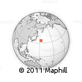 Outline Map of the Area around 34° 56' 49" N, 153° 4' 29" E, rectangular outline