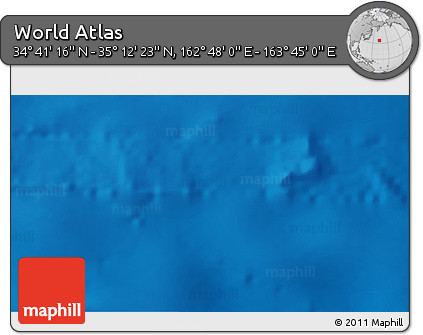 Physical 3D Map of the Area around 34° 56' 49" N, 163° 16' 30" E