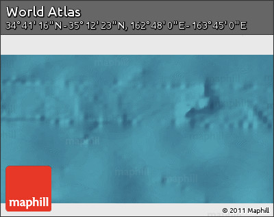 Satellite 3D Map of the Area around 34° 56' 49" N, 163° 16' 30" E
