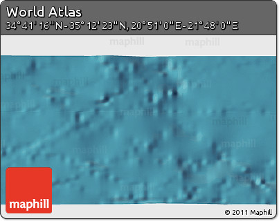 Satellite 3D Map of the Area around 34° 56' 49" N, 21° 19' 30" E