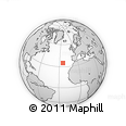 Outline Map of the Area around 34° 56' 49" N, 24° 34' 30" W, rectangular outline