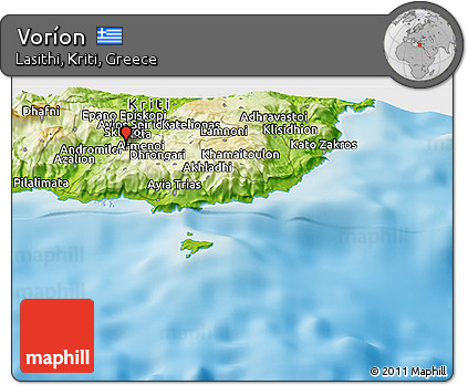 Physical Panoramic Map of Voríon