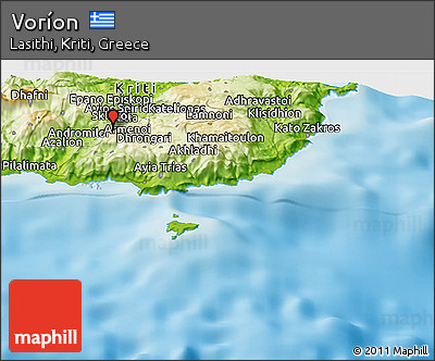 Physical Panoramic Map of Voríon