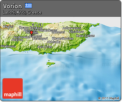 Physical Panoramic Map of Voríon