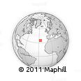 Outline Map of the Area around 34° 56' 49" N, 26° 16' 29" W, rectangular outline