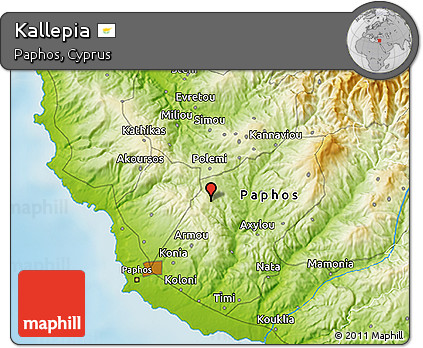 Physical 3D Map of Kallepia