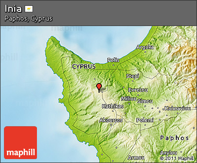 Physical 3D Map of Inia