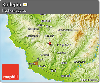 Physical 3D Map of Kallepia
