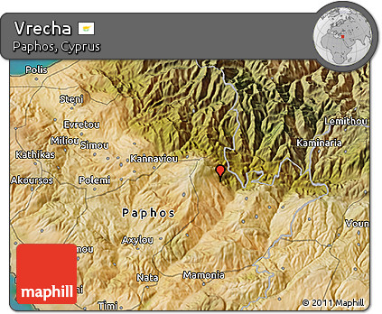 Satellite 3D Map of Vrecha