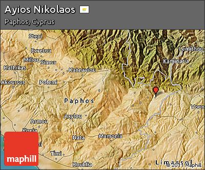 Satellite 3D Map of Ayios Nikolaos