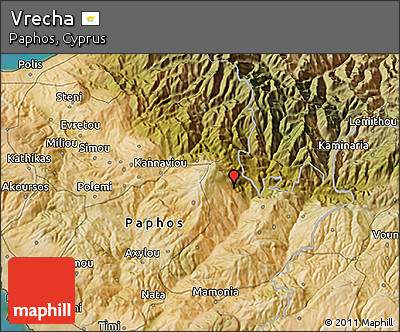 Satellite 3D Map of Vrecha