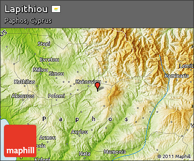 Physical Map of Lapithiou