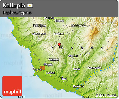 Physical Map of Kallepia
