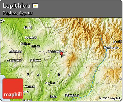 Physical Map of Lapithiou