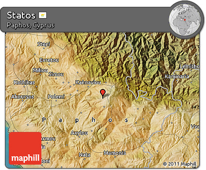 Satellite Map of Statos