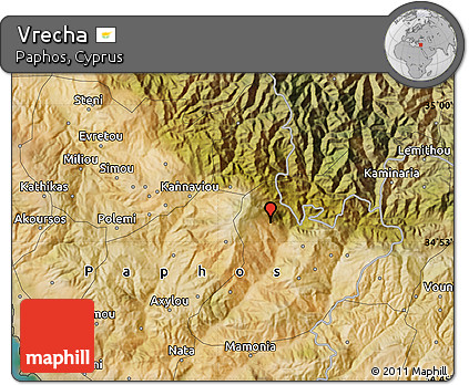 Satellite Map of Vrecha