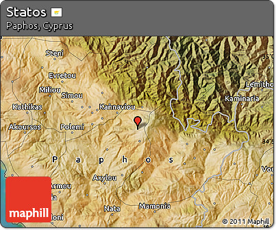 Satellite Map of Statos