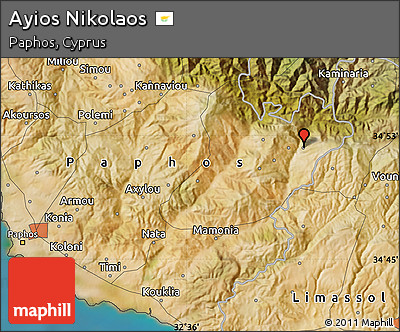 Satellite Map of Ayios Nikolaos