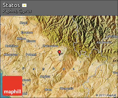 Satellite Map of Statos